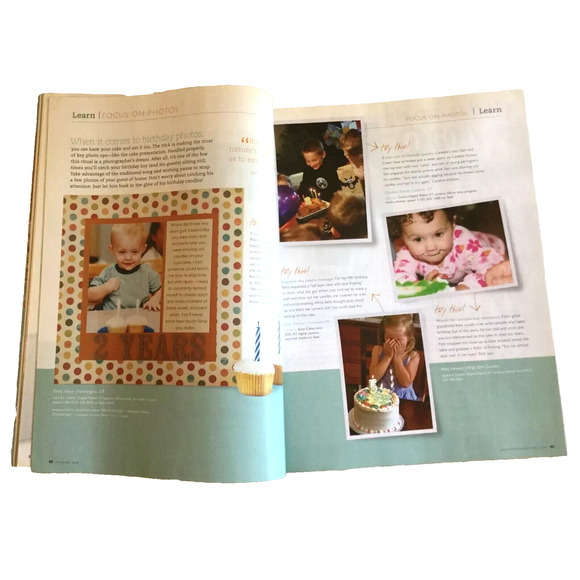 Simple Scrapbooks Magazine May June 2008 birthday layouts fixes party flaw - Picture 5 of 8